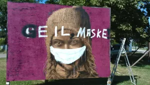 Greta'ya 'beyaz maskeli' saldırı