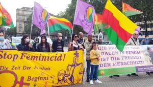 Şengal protestosu: NATO ödüyor, TC bombalıyor