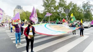 Paris'te "Dem Dema Azadiyê ye" eylemi