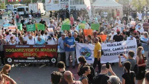 Çıkardıkları yangını söndürür gibi yaptılar