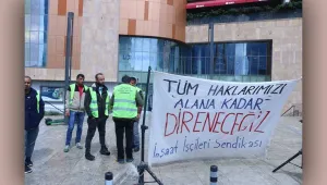 İnşaat işçileri haklarını istiyor