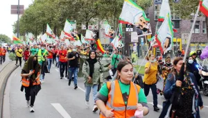 Gençler Öcalan için yürüyor