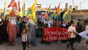 Mexmûr ve Lavrio’da yürüyüşle sonlandırıldı