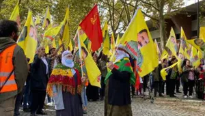Öcalan için Strasbourg’da kitlesel miting