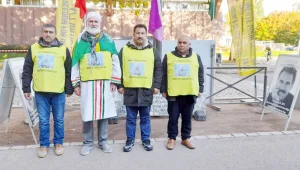 Özgürlük Nöbeti'ni, CÎK üyeleri devraldı