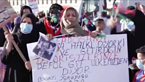 Bingazi’de Tayyip protestosu