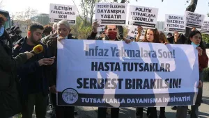 Tutsaklar için kesintisiz eylem