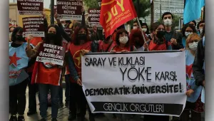 YÖK protestolarına saldırı