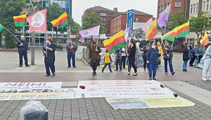 Duisburg’da kadınlar yine eylemdeydi