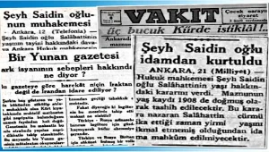 Şimali Kürdistan Cemiyeti Azadî’yi diriltme hareketiydi