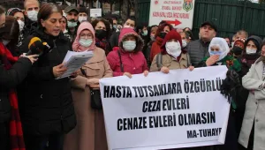 Bakırköy Cezaevi önünde eylem