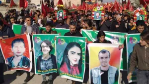 Kobanê şehitleri uğurlandı