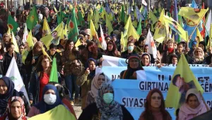 Qamişlo ve Hesekê’de kapılar için yürüyüş