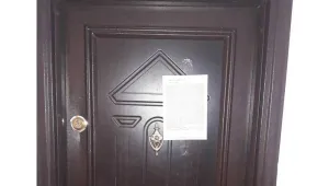 Kapıya ‘kaçak’ tebligatı astılar