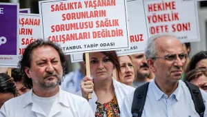 Hamile hemşire yerde sürüklendi