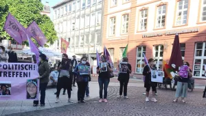 Kadınlara yönelik devlet saldırısı protesto edildi