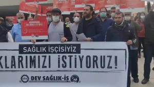 Sağlık işçileri için ek zam talebi
