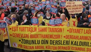 Aleviler, taleplerini mitingle haykırdı