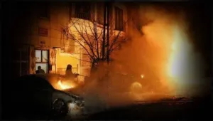 YPS-JIN 4 aracı yaktı