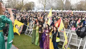 Newroz ateşi her yeri sardı