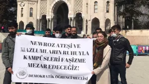 Irkçı saldırı protesto edildi