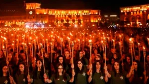 Erivan’da soykırım kurbanları anıldı