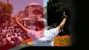 Ayasofya'da IŞİD kafası!
