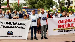 Soma madencileri anıldı
