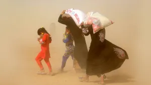 Irak'taki kum fırtınaları
