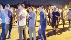 Düğün ve maça gazlı saldırı