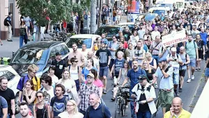 Macaristan'da vergi protestosu