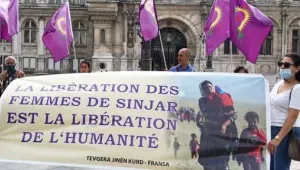 Şengal şehitleri Paris’te anıldı
