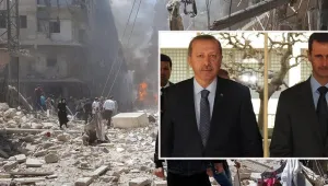 Ve Recep, Esad’ın önünde diz çökerken