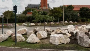 Calais’de göçmenlere kayalı barikat 