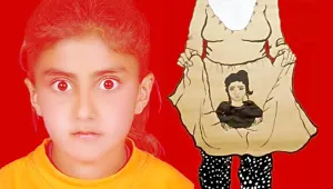 Annesinin eteğinde bir Kürt Ceylan'ı 
