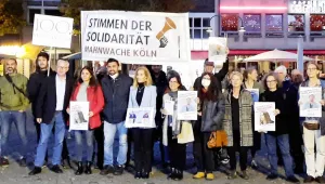 Köln’de 100. Adalet Nöbeti