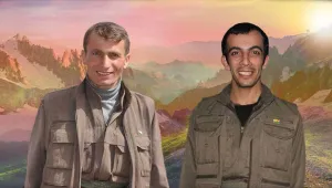 PKK bayrağına sarıldı