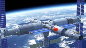 Tiangong'un son modülü kenetlendi