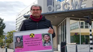 OPCW önündeki eylem 5. ayında