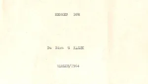 Çîroknûsekî jibîrçûyî ji salên 1960’î 