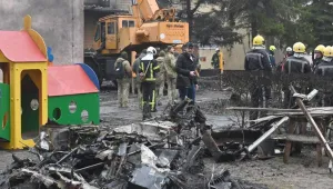 Ukrayna’da helikopter düştü, Bakan Monastırskiy ve 18 kişi öldü