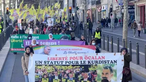 Marsilya Öcalan için yürüdü