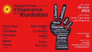 Barcelona’da Öcalan konseri