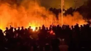 Zaxo’da TIRkiye protestosu
