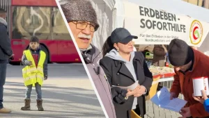 Birhat ve Cudi kumbarasını bağışladı