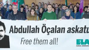 Basklı sendikalardan Öcalan'a Özgürlük kampanyası