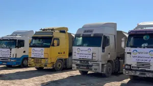 İlk konvoy Halep’e ulaştı