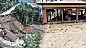 Karadeniz’de sağanak yağış sele dönüştü