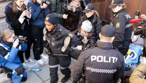 İskandinavya'da ren geyiği protestosu