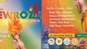 Almanya Newroz’u Frankfurt’ta